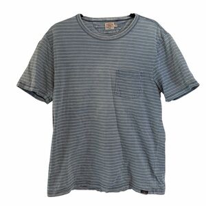 Faherty Blue Striped Men's T-Shirt